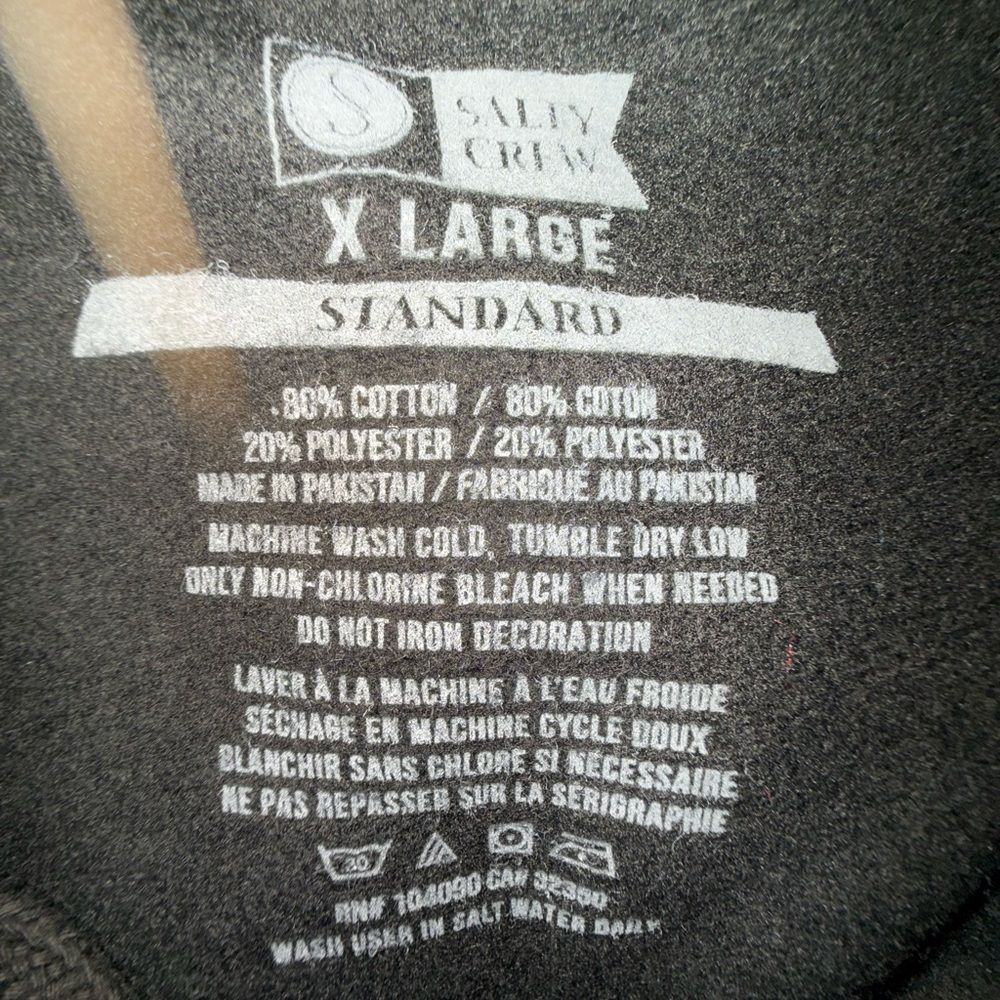Salty Crew Hoodie Logo Black XL - Picture 6 of 7